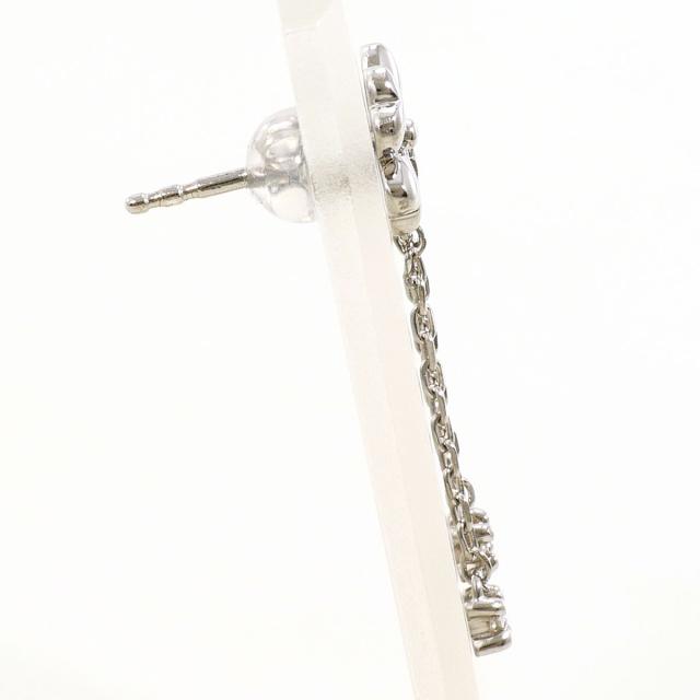 K18 18金 WG ホワイトゴールド ピアス(片耳) ダイヤ 総重量約0.9g レディース 【中古】_1