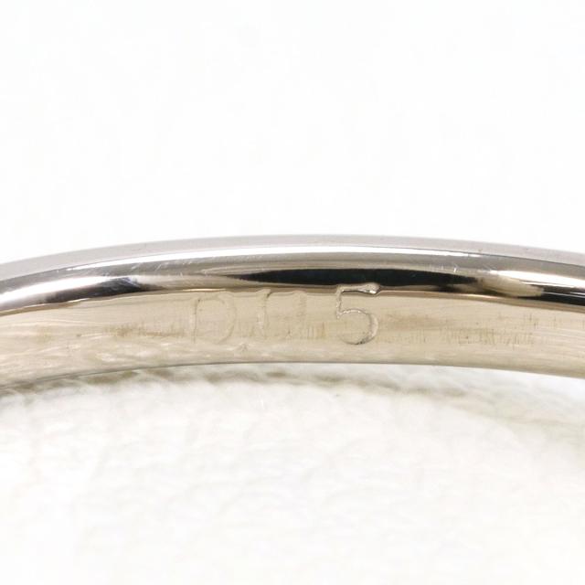K18 18金 WG ホワイトゴールド リング・指輪 10.5号 ピンクダイヤ 0.05ct 総重量約1.6g 中古ジュエリー_4