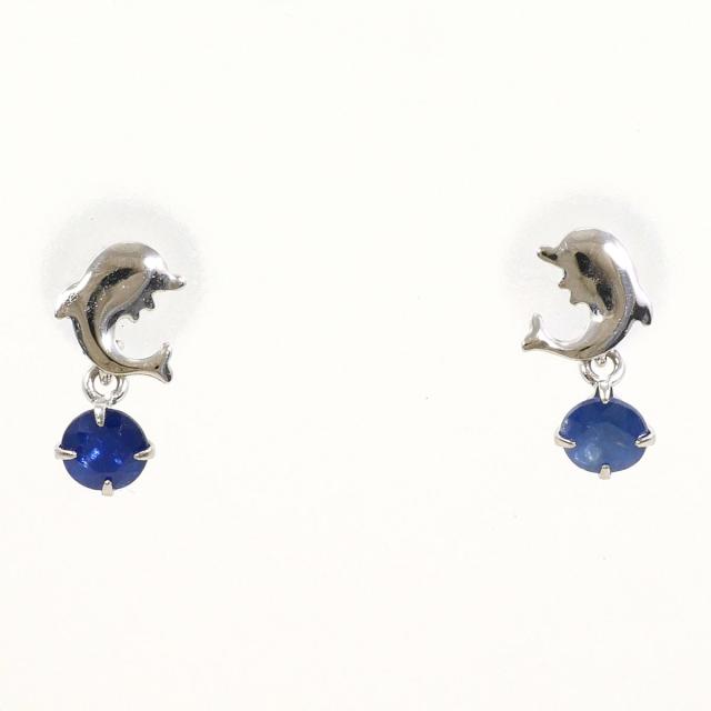 【通常価格より15%OFF】K14 14金 WG ホワイトゴールド ピアス サファイア 総重量約0.3g 中古ジュエリー 7,616円