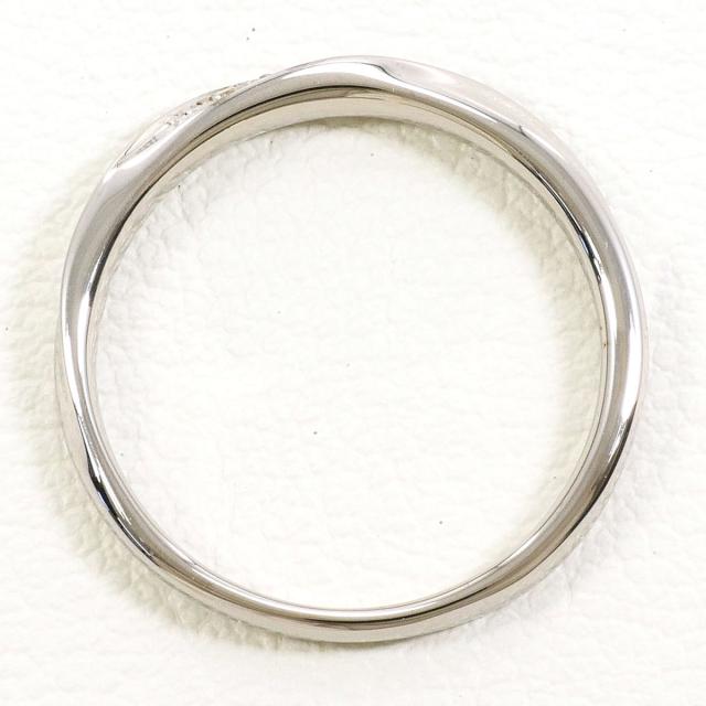 K10 10金 WG ホワイトゴールド リング・指輪 6号 ダイヤ 0.03ct 総重量約1.5g 中古ジュエリー_1