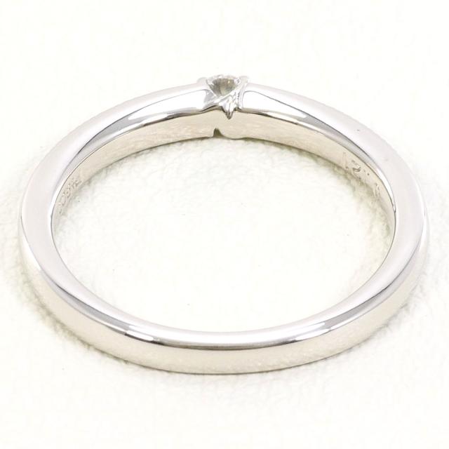 PT900 プラチナ リング・指輪 5号 ダイヤ 0.121ct 総重量約2.5g 中古ジュエリー_2