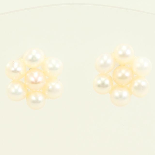 K18 18金 YG イエローゴールド ピアス パール 総重量約1.7g 中古 