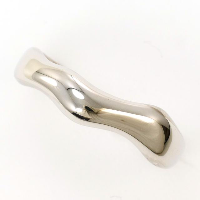 K14 14金 WG ホワイトゴールド リング・指輪 7号 総重量約1.2g 中古ジュエリー