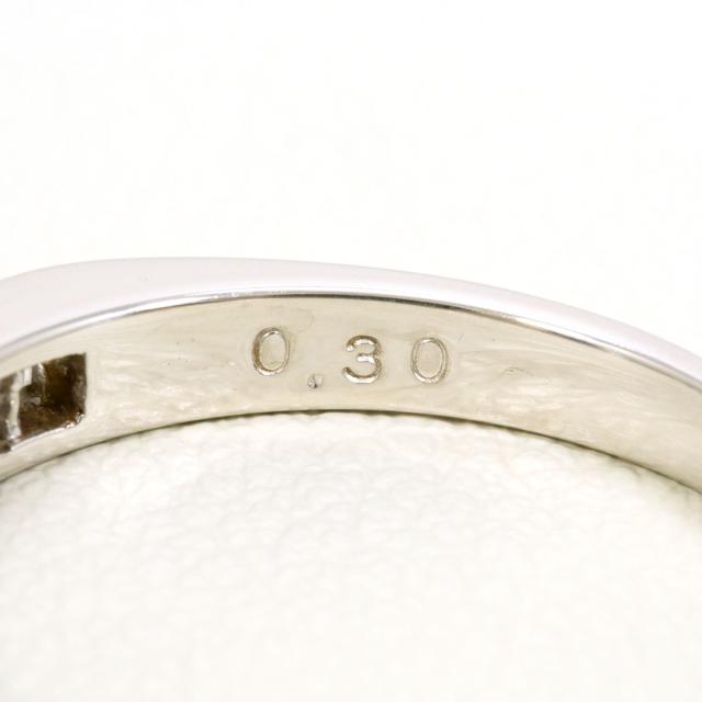 PT900 プラチナ リング・指輪 10.5号 ダイヤ 0.30ct 総重量約2.8g 中古ジュエリー_4