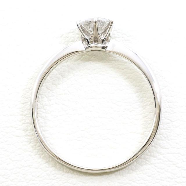 PT900 プラチナ リング・指輪 11.5号 ダイヤ 0.395ct 総重量約2.2g 中古ジュエリー_1