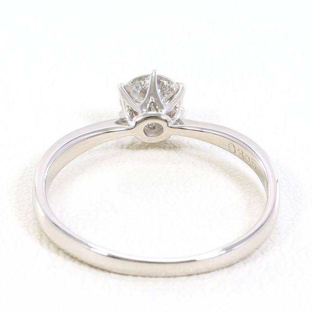 PT900 プラチナ リング・指輪 11.5号 ダイヤ 0.395ct 総重量約2.2g 中古ジュエリー_2