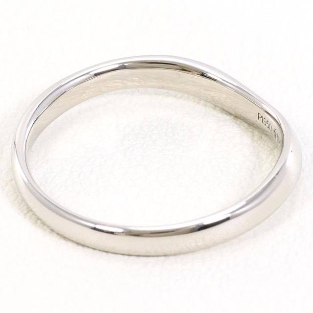 ガラジュエリー PT950 プラチナ リング・指輪 10号 ダイヤ 0.064ct ブルーダイヤ 0.008ct 総重量約2.6g 中古ジュエリー_2