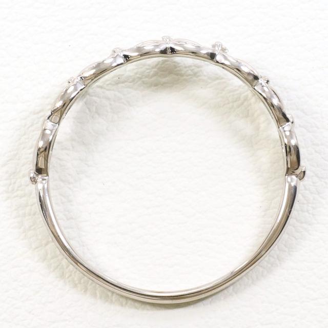 K18 18金 WG ホワイトゴールド リング・指輪 14号 ダイヤ 0.04 ct 総重量約1.8g 中古ジュエリー_1