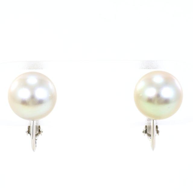PT900 プラチナ イヤリング パール 総重量約3.7g 中古ジュエリー