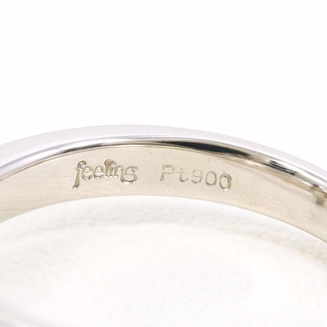 PT900 プラチナ リング・指輪 11号 ダイヤ 0.346ct SI2 鑑定書 総重量約5.1g 中古ジュエリー_4