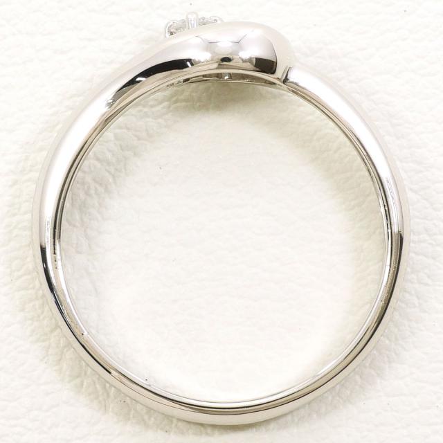 PT900 プラチナ リング・指輪 9号 ダイヤ 0.05ct 総重量約3.2g 中古ジュエリー_1