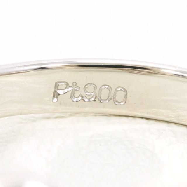 PT900 プラチナ リング・指輪 9号 ダイヤ 0.05ct 総重量約3.2g 中古ジュエリー_3
