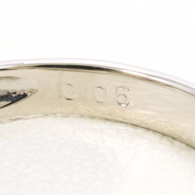 PT900 プラチナ リング・指輪 9号 ダイヤ 0.05ct 総重量約3.2g 中古ジュエリー_4