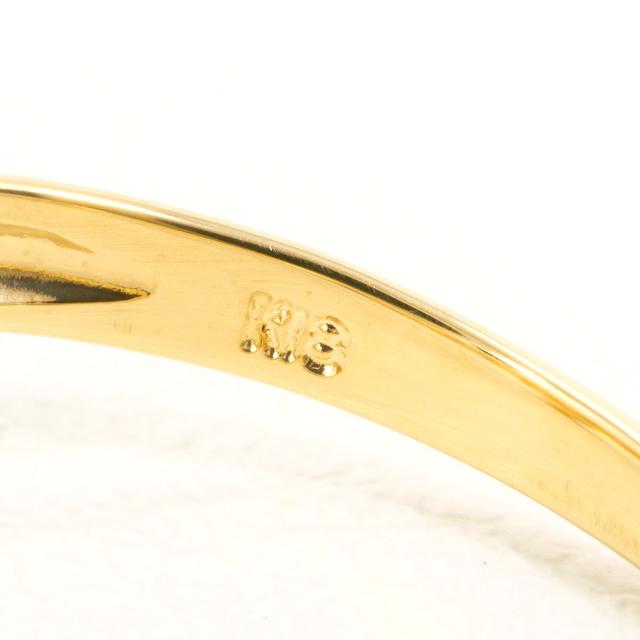 K18 18金 YG イエローゴールド リング・指輪 13.5号 ブラウンダイヤ 0.50ct 総重量約1.6g 中古ジュエリー_3