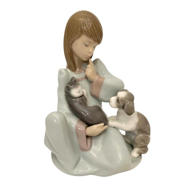 リヤドロ 起しちゃだめよ 美術品 5640 ユニセックス 【中古】