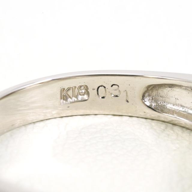 PT900 プラチナ K18 18金 YG イエローゴールド リング・指輪 14号 ダイヤ 0.31ct 鑑別書 総重量約4.5g 中古ジュエリー_5