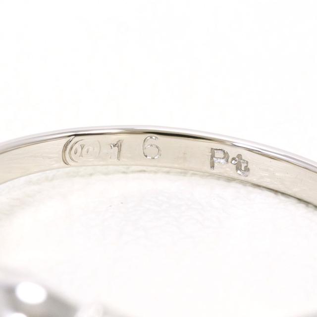 PT プラチナ リング・指輪 11号 ダイヤ 0.16 ct 総重量約2.9g 中古ジュエリー_3