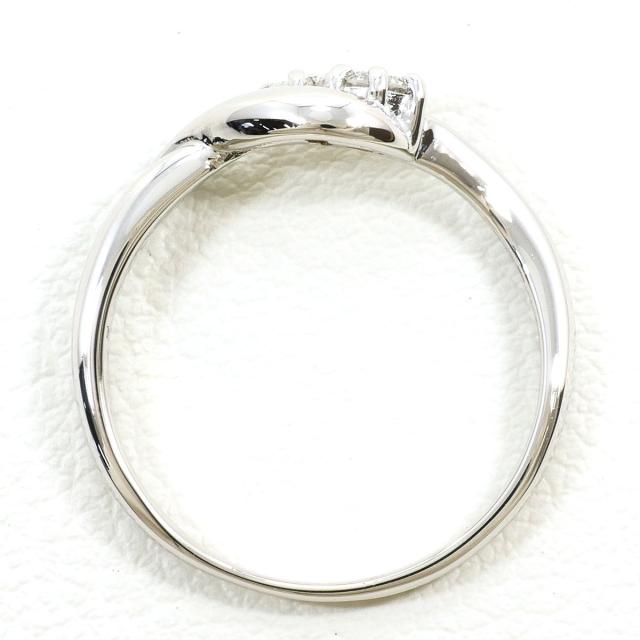 PT900 プラチナ リング・指輪 9号 ダイヤ 0.12 ct 総重量約2.7g 中古ジュエリー_1