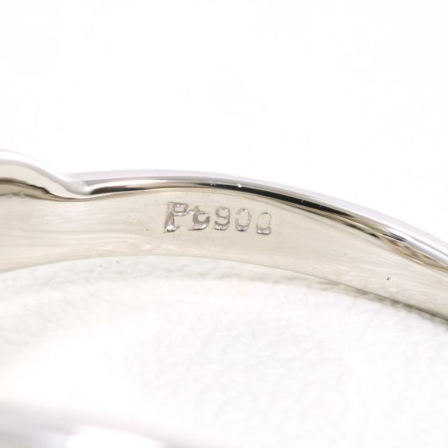 PT900 プラチナ リング・指輪 9号 ダイヤ 0.12 ct 総重量約2.7g 中古ジュエリー_3