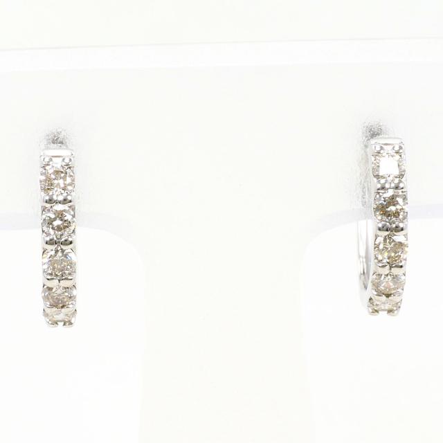 PT900 プラチナ ピアス ダイヤ 0.25ct 総重量約3.5g 中古ジュエリー