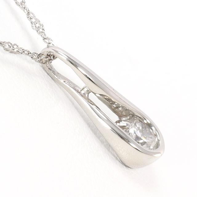 PT900 プラチナ PT850 プラチナ ネックレス ダイヤ 0.22ct 総重量約1.8 