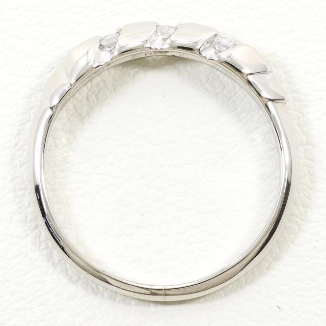PT900 プラチナ リング・指輪 9号 ダイヤ 0.08ct 総重量約2.8g 中古ジュエリー_1
