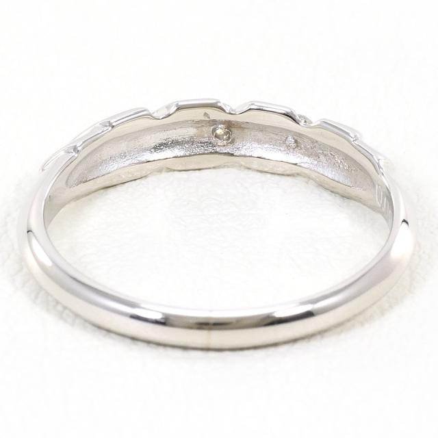 PT900 プラチナ リング・指輪 9号 ダイヤ 0.08ct 総重量約2.8g 中古ジュエリー_2