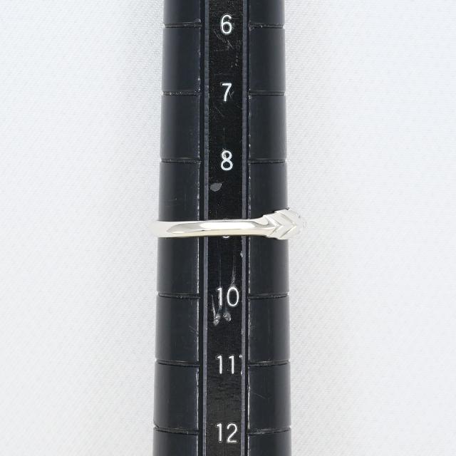 PT900 プラチナ リング・指輪 9号 ダイヤ 0.08ct 総重量約2.8g 中古ジュエリー_5