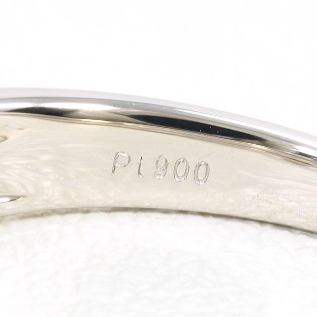 PT900 プラチナ リング・指輪 14号 ダイヤ 総重量約3.8g 中古ジュエリー_3