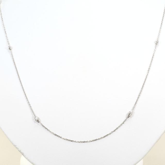 【通常価格より15%OFF】K18 18金 WG ホワイトゴールド ネックレス 総重量約4.8g 約88cm 中古ジュエリー