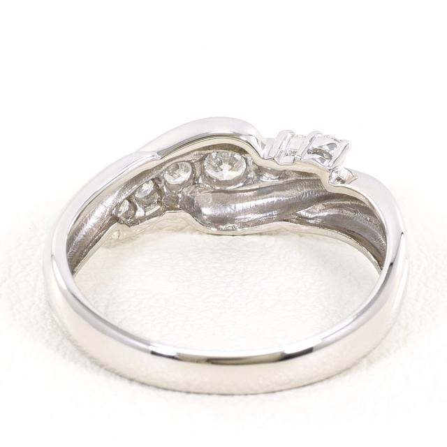 PT900 プラチナ リング・指輪 12.5号 ダイヤ 0.30ct カード鑑別書 総重量約3.7g 中古ジュエリー_3