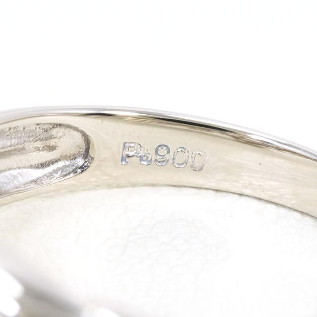 PT900 プラチナ リング・指輪 12.5号 ダイヤ 0.30ct カード鑑別書 総重量約3.7g 中古ジュエリー_4