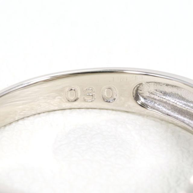 PT900 プラチナ リング・指輪 12.5号 ダイヤ 0.30ct カード鑑別書 総重量約3.7g 中古ジュエリー_5