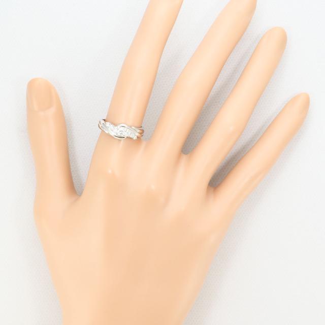 PT900 プラチナ リング・指輪 12.5号 ダイヤ 0.30ct カード鑑別書 総重量約3.7g 中古ジュエリー_6