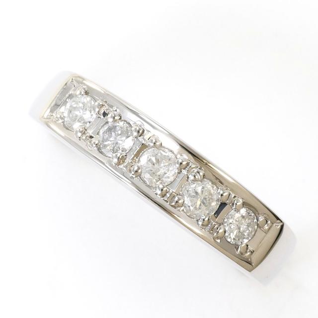 PT900 プラチナ リング・指輪 11号 ダイヤ 0.30 ct 総重量約2.3g 中古ジュエリー