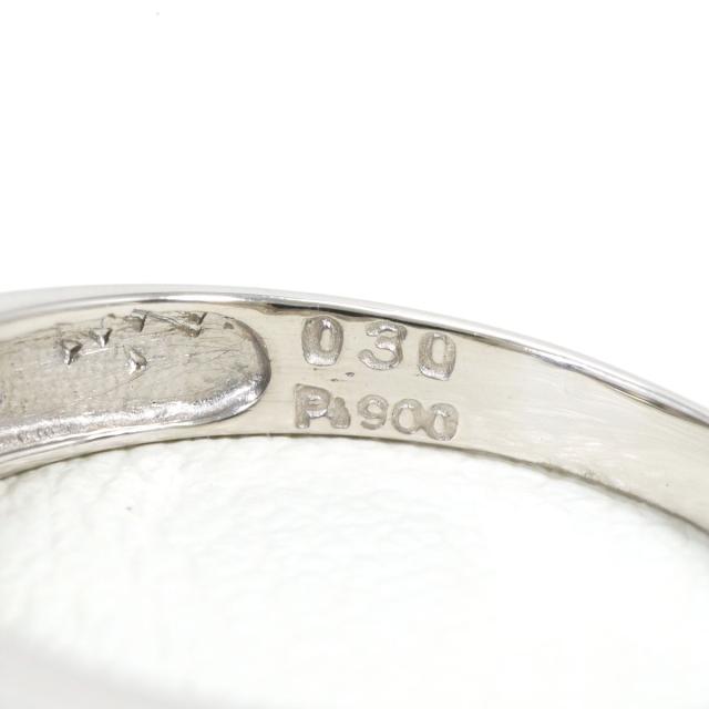 PT900 プラチナ リング・指輪 11号 ダイヤ 0.30 ct 総重量約2.3g 中古ジュエリー_3