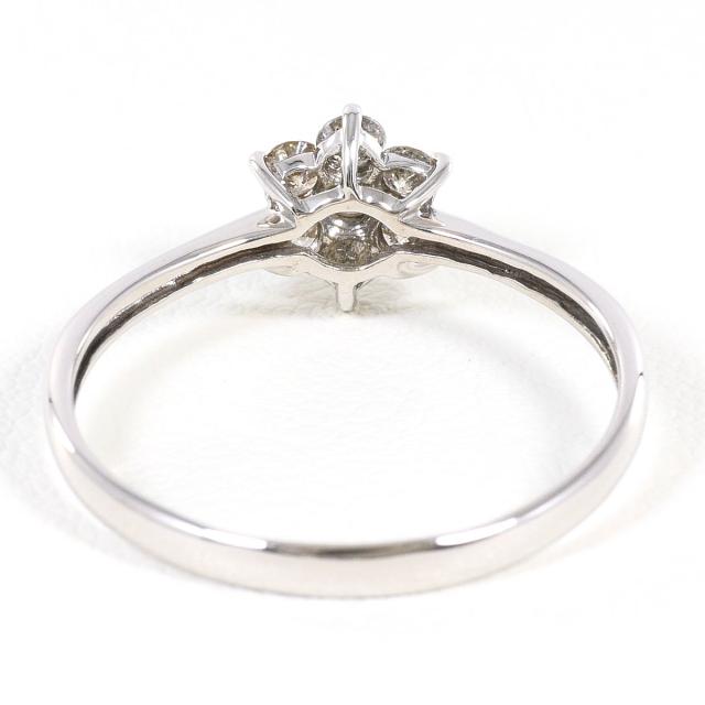 K14 14金 WG ホワイトゴールド リング・指輪 20号 ダイヤ 0.50ct 総重量約1.5g 中古ジュエリー_2