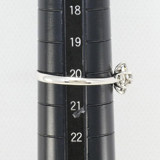 K14 14金 WG ホワイトゴールド リング・指輪 20号 ダイヤ 0.50ct 総重量約1.5g 中古ジュエリー_6