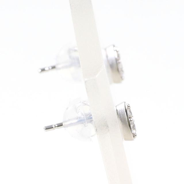 PT900 プラチナ ピアス ダイヤ 0.05ct 総重量約0.5g 中古ジュエリー_1