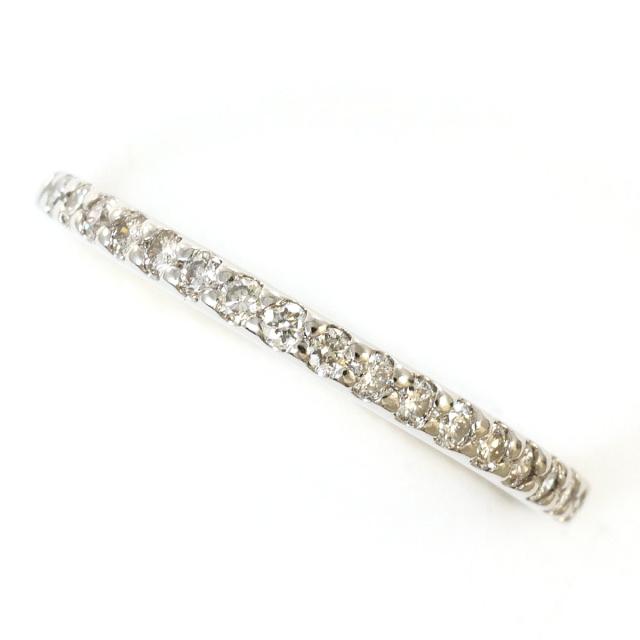 PT900 プラチナ リング・指輪 12号 ダイヤ 0.19 ct 総重量約1.5g 中古ジュエリー