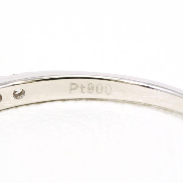 PT900 プラチナ リング・指輪 12号 ダイヤ 0.19 ct 総重量約1.5g 中古ジュエリー_3