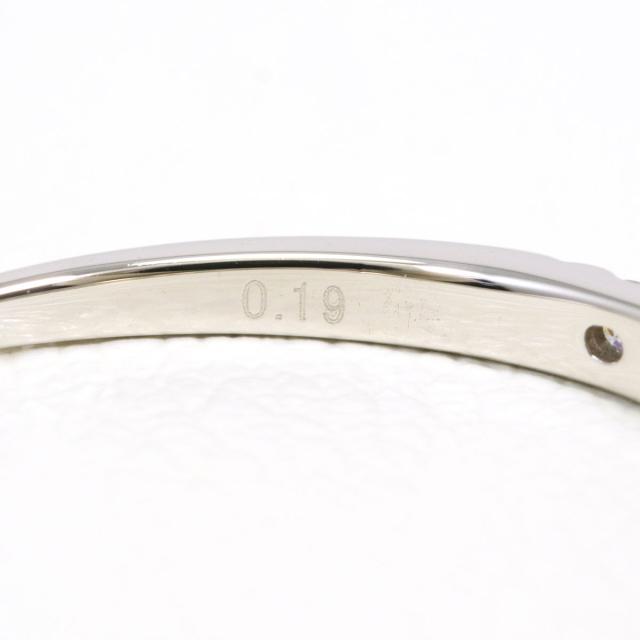 PT900 プラチナ リング・指輪 12号 ダイヤ 0.19 ct 総重量約1.5g 中古ジュエリー_4