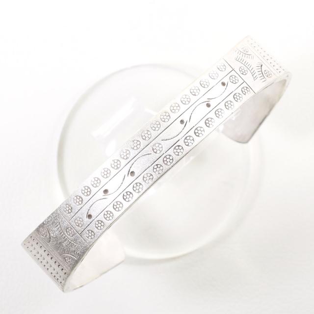 シルバー バングル 総重量約52.1g レディース 【中古】