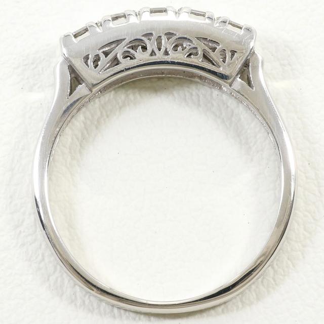 PT900 プラチナ リング・指輪 9号 ダイヤ 0.67 ct 鑑別書 総重量約4.1g