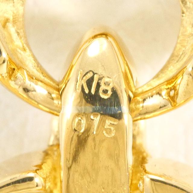 K18 18金 YG イエローゴールド ネックレス ダイヤ 0.15ct 鑑別書 総重量約3.5g 約47cm 中古ジュエリー_3