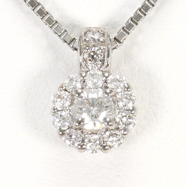 k18 k14 ダイヤモンドネックレス WG ホワイトゴールド アクセサリー 