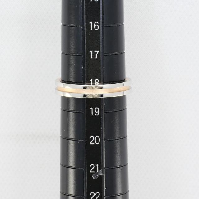 セイコー ニナリッチ K18 18金 PG ピンクゴールド PT900 プラチナ リング・指輪 18号 総重量約4.8g 中古ジュエリー_5