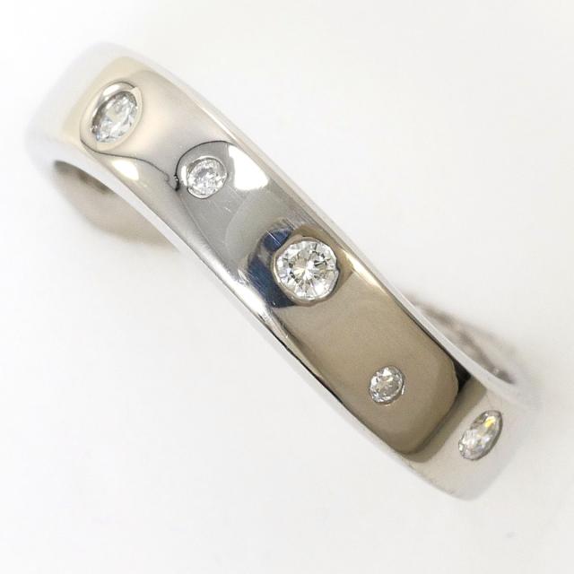 ヴァンドーム青山 PT950 プラチナ リング・指輪 6号 ダイヤ 総重量約 