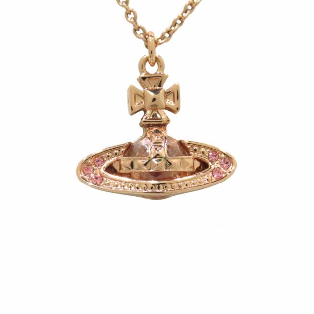 ヴィヴィアンウエストウッド スモール バス レリーフ ペンダント ネックレス　アクセサリー 総重量約5.0g 約40cm GP 中古
