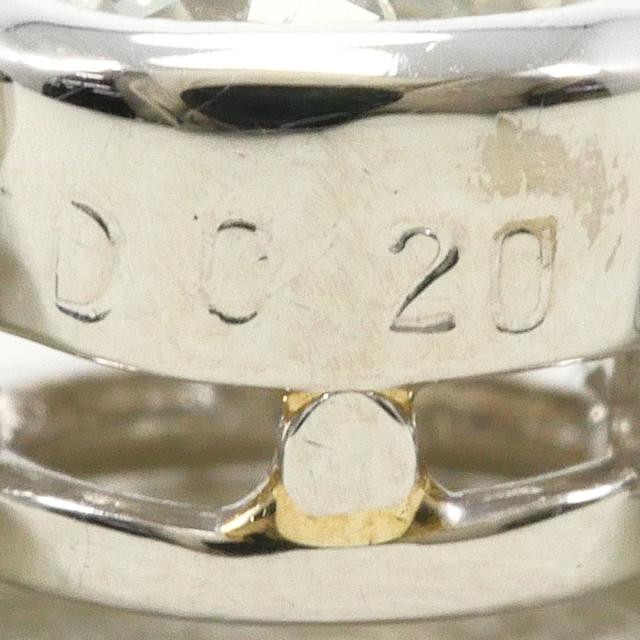 PT900 プラチナ PT850 プラチナ ネックレス ダイヤ 0.80 ct ダイヤ 0.20 ct 鑑別書 総重量約2.6g 約40cm ジュエリー 中古_4